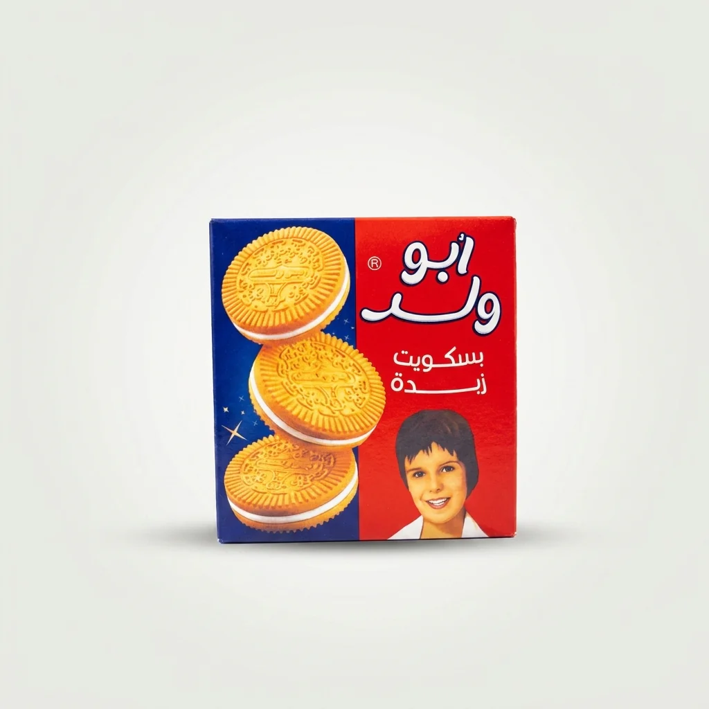 Abu Walad Sandwich Biscuits - Premium Cream-Filled Cookies - Image 2