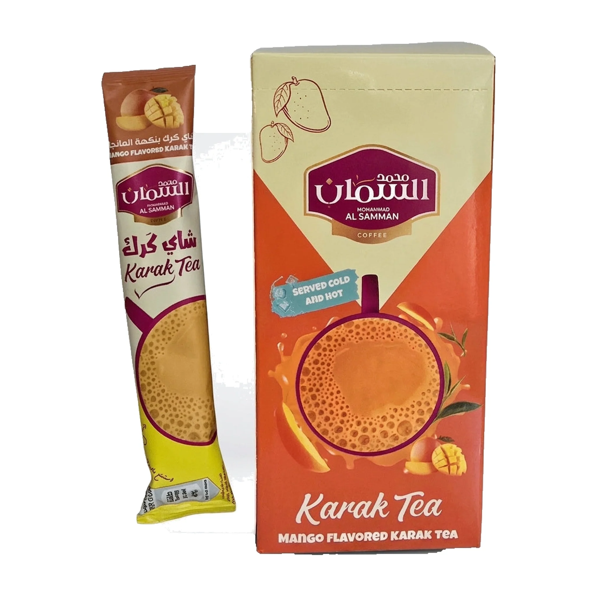 Al Samman Mango Flavored Karak Tea - Instant Tea Mix - Image 2