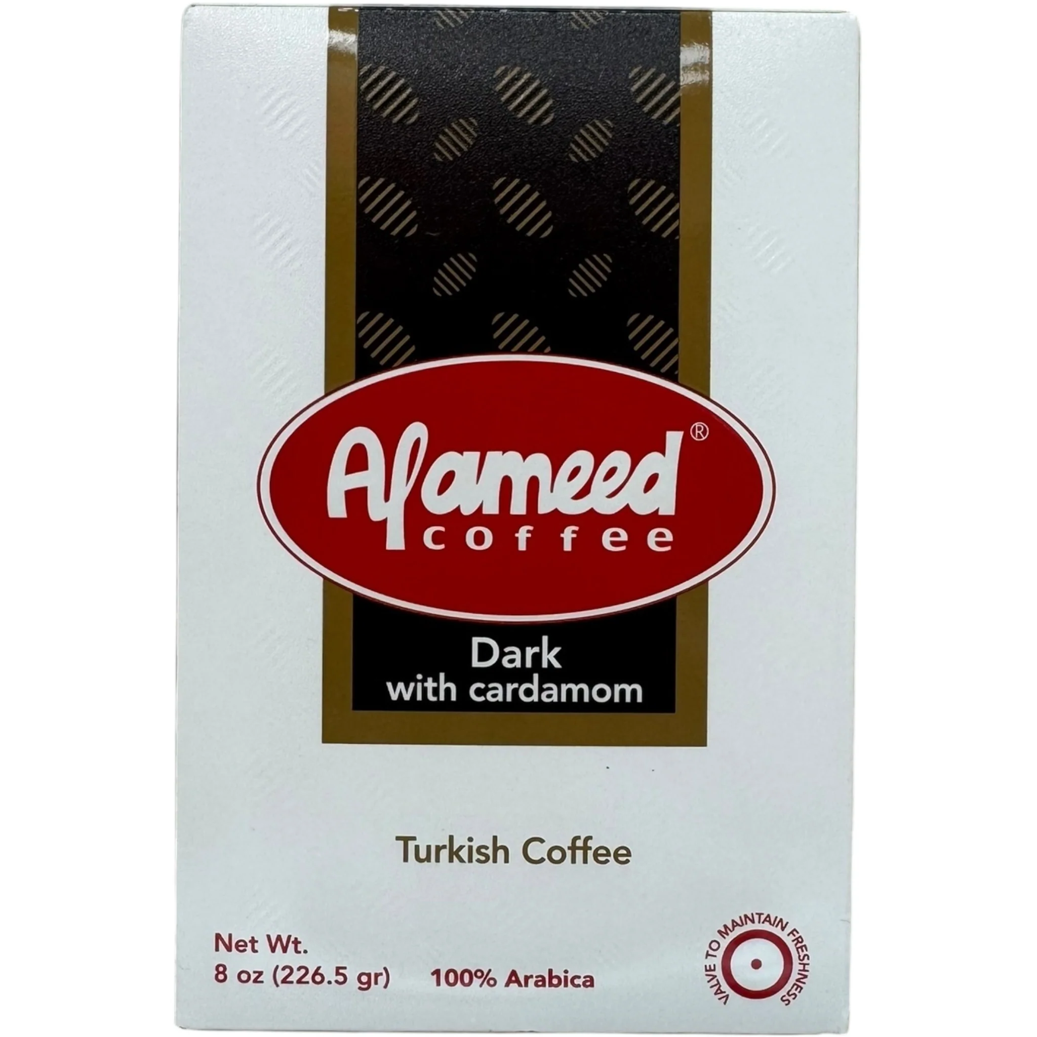 Al Ameed Turkish Coffee With Cardamom – Dark Roast Blend