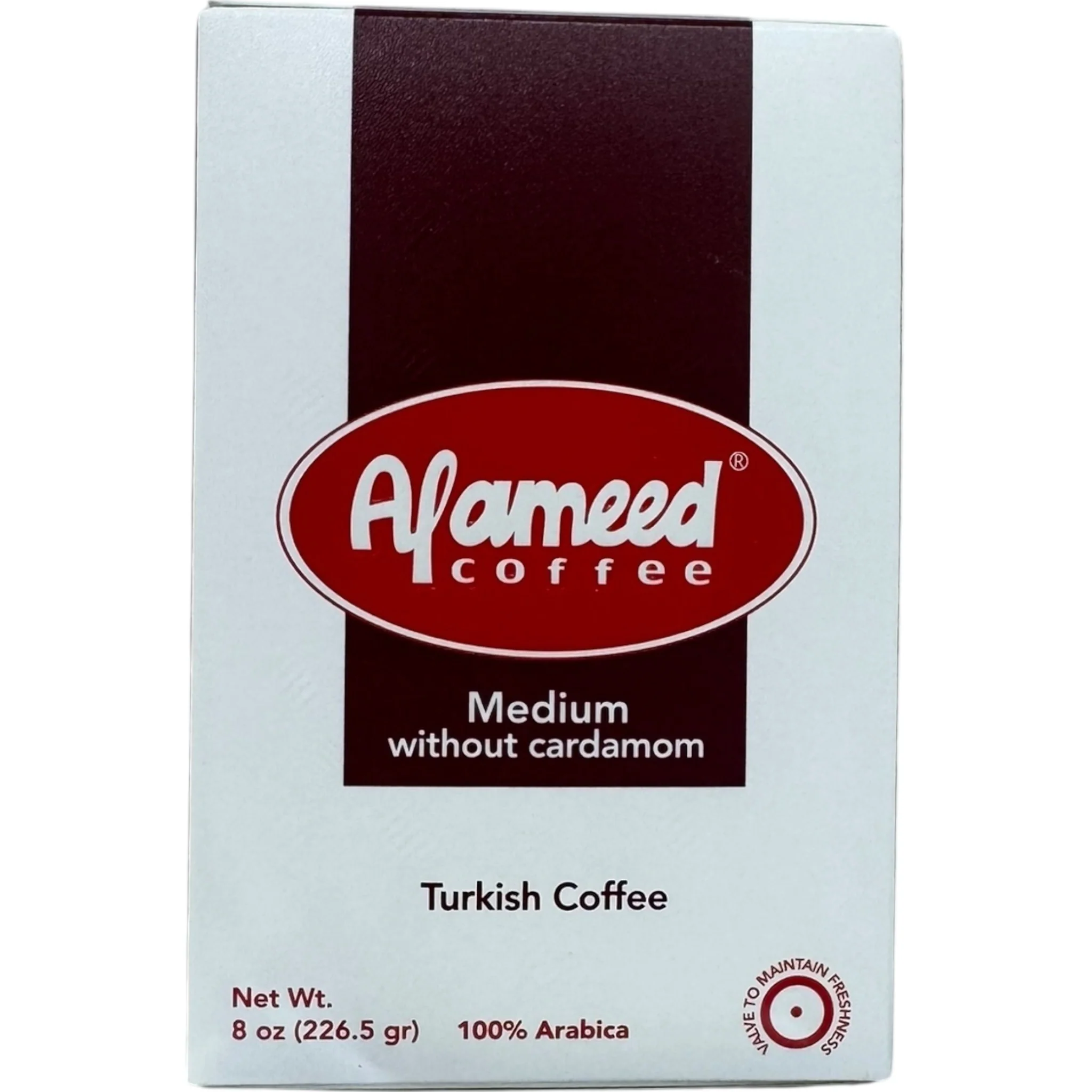 Al Ameed Medium Turkish Coffee – Rich Flavor Without Cardamom, 500g
