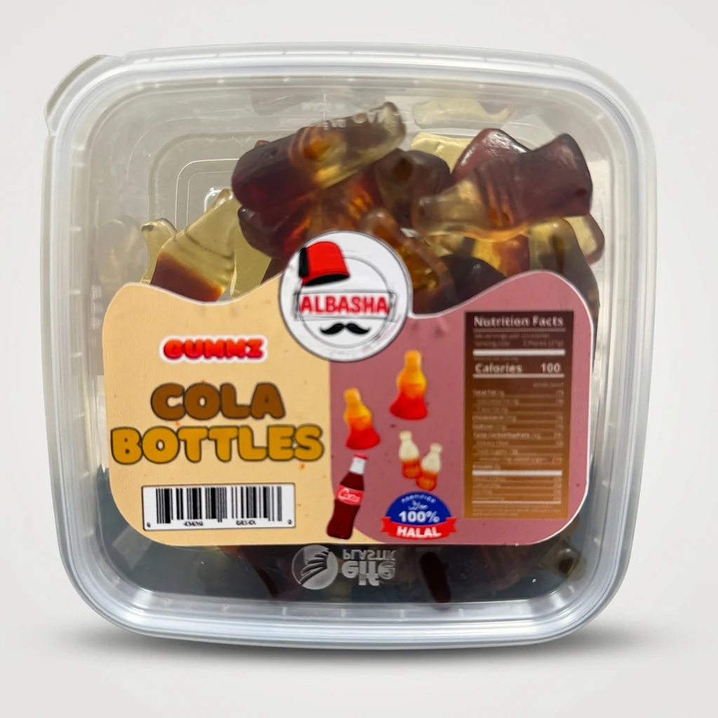 AlBasha Gummies Cola Bottles - 100% Halal Gummy Candy - Image 2