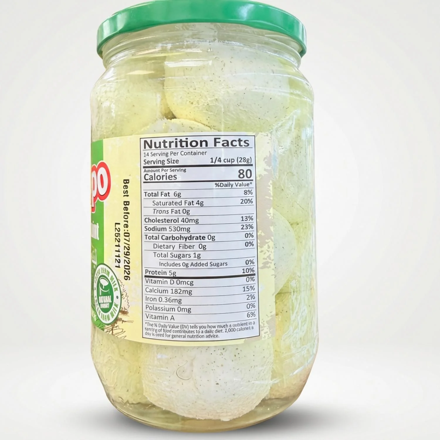 Aleppo Labneh Mint (425g) - Image 2