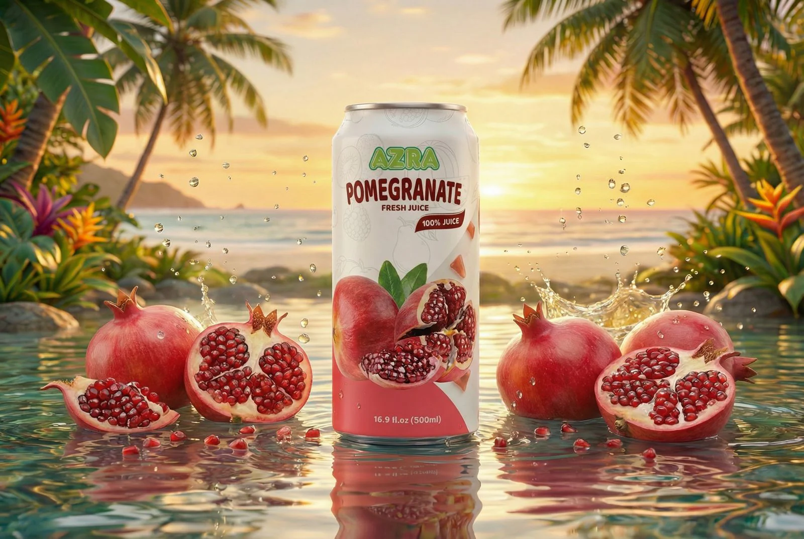 AZRA 100% Juice – 500ml Cans, Zero Sugar Beverages for  Kids & Adults - Image 31
