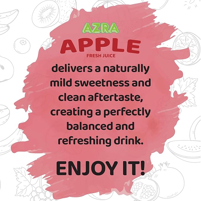 AZRA 100% Juice – 500ml Cans, Zero Sugar Beverages for  Kids & Adults - Image 4