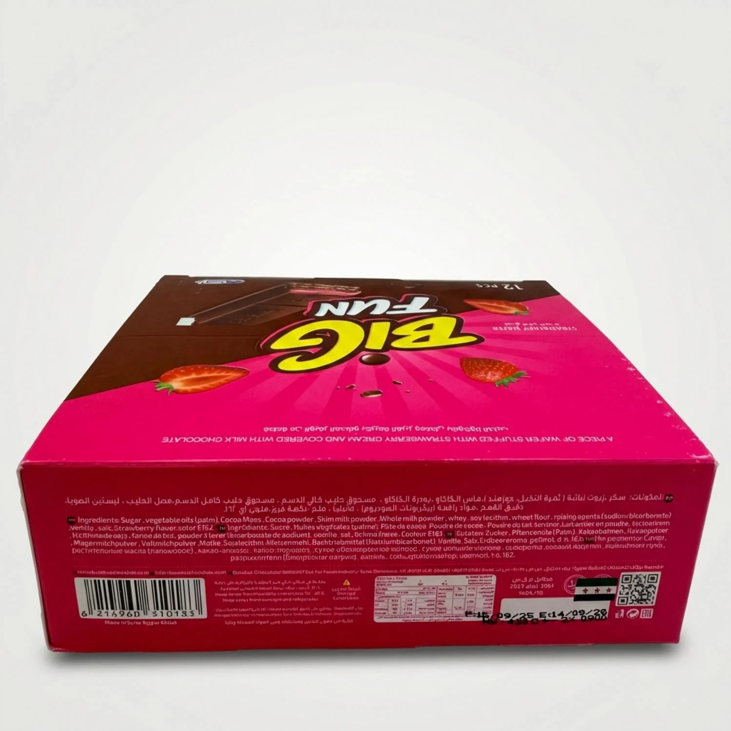 Big Fun strawberry wafer ￼12 pieces - Image 2