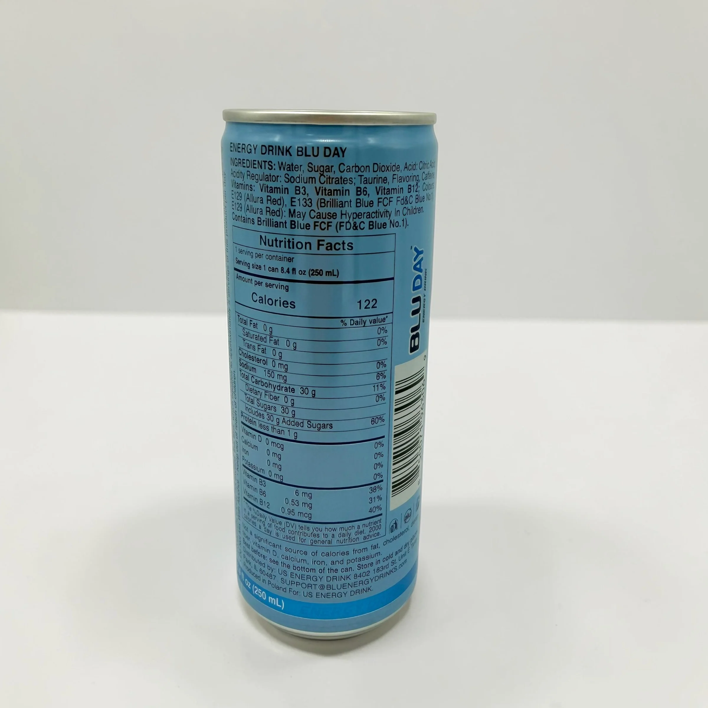 BLU DAY Refreshing Energy Beverage 250ml - Image 7
