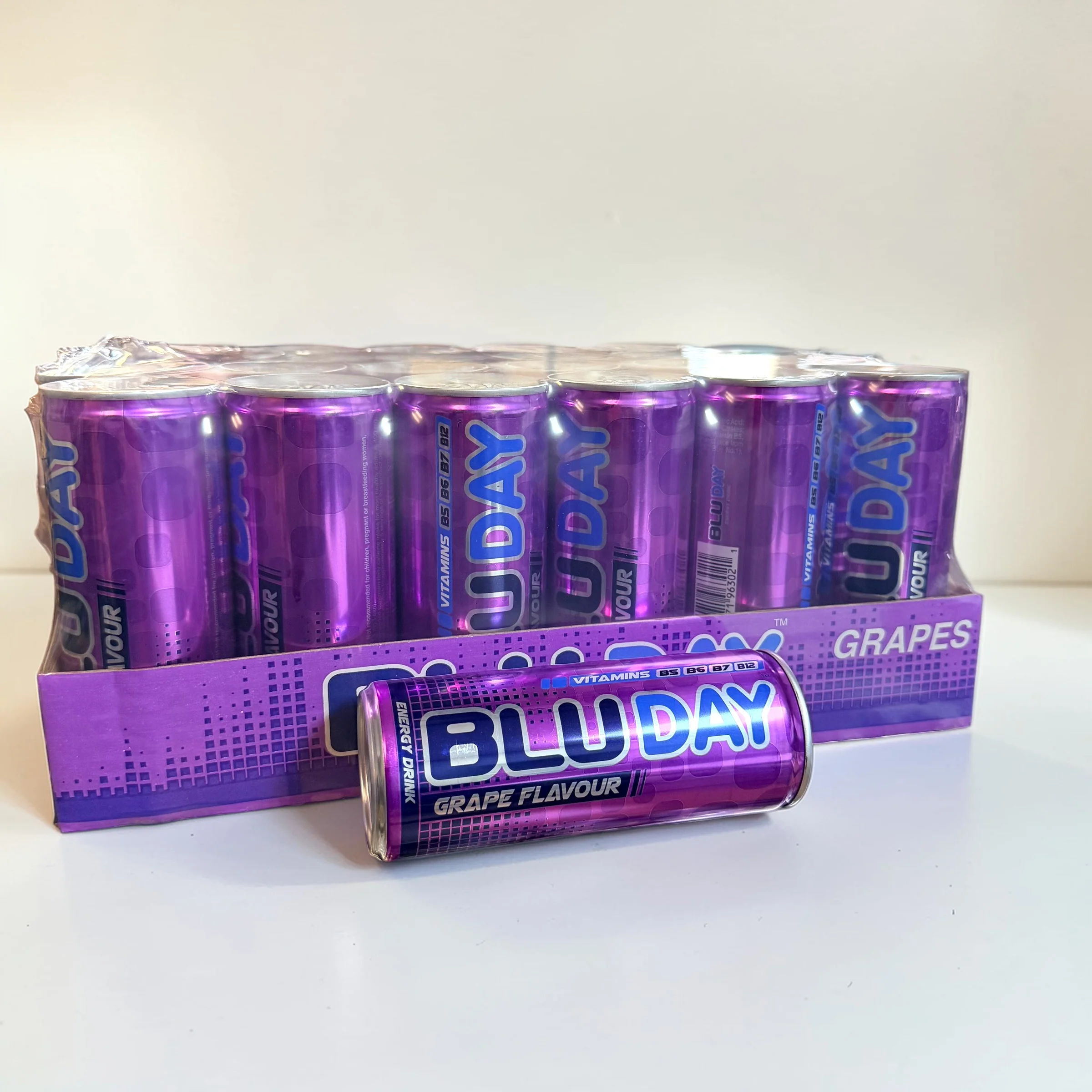 Blu Day Grape Flavor Energy Drink - Image 6