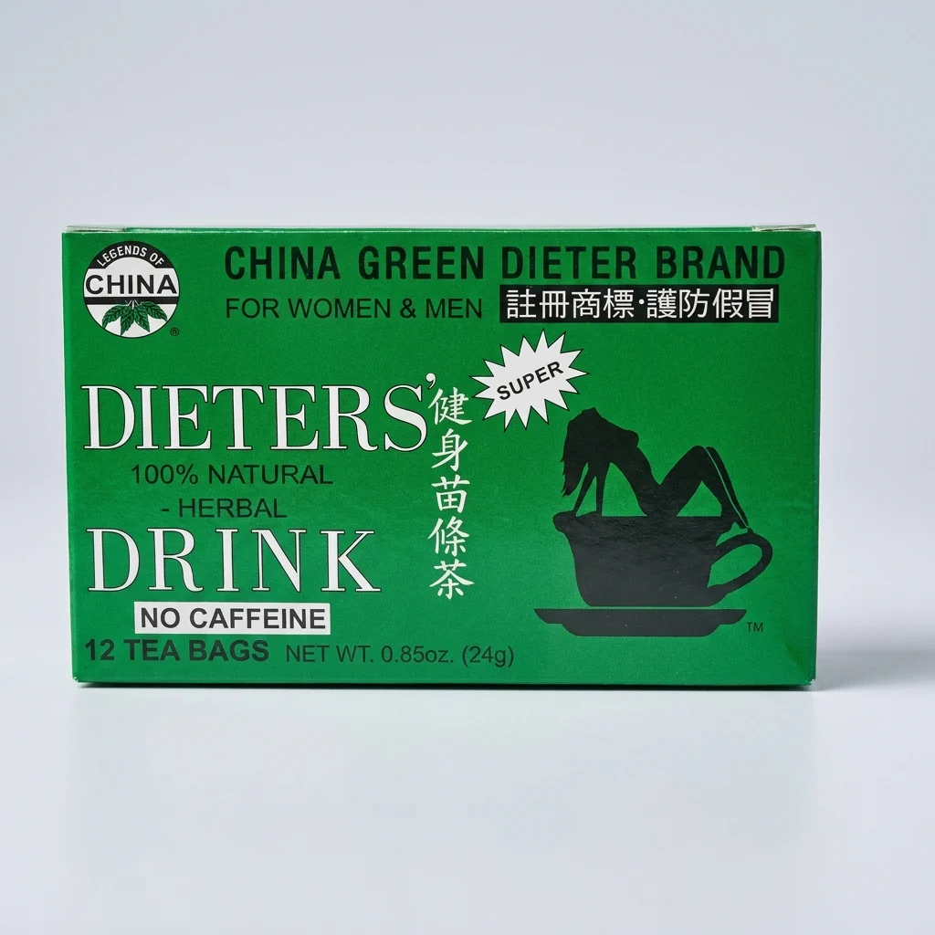 China Green Dieter's Tea 12 Bags - Super Herbal Weight Loss Drink
