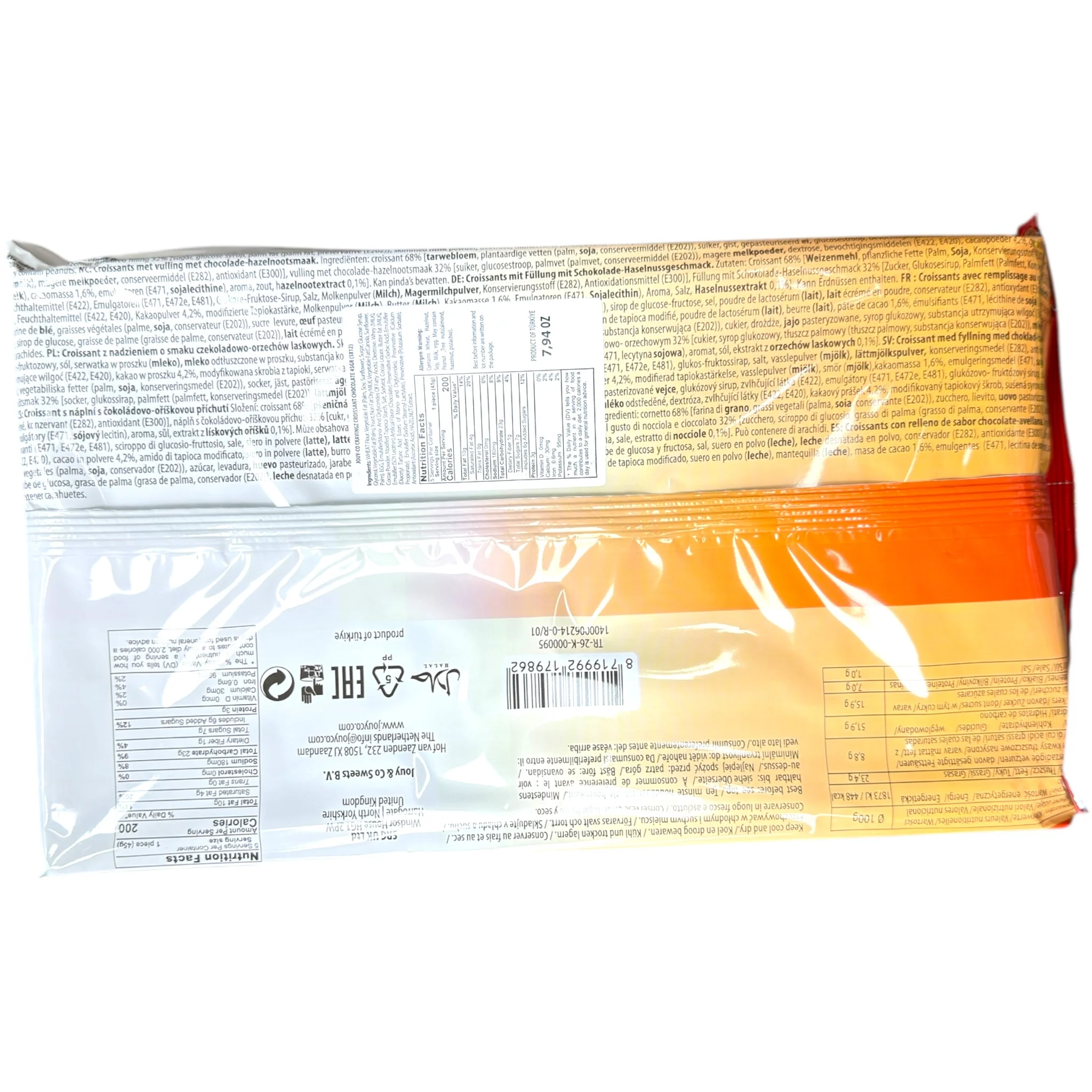 Chocolate Hazelnut Croissants – 5 Pack - Image 2