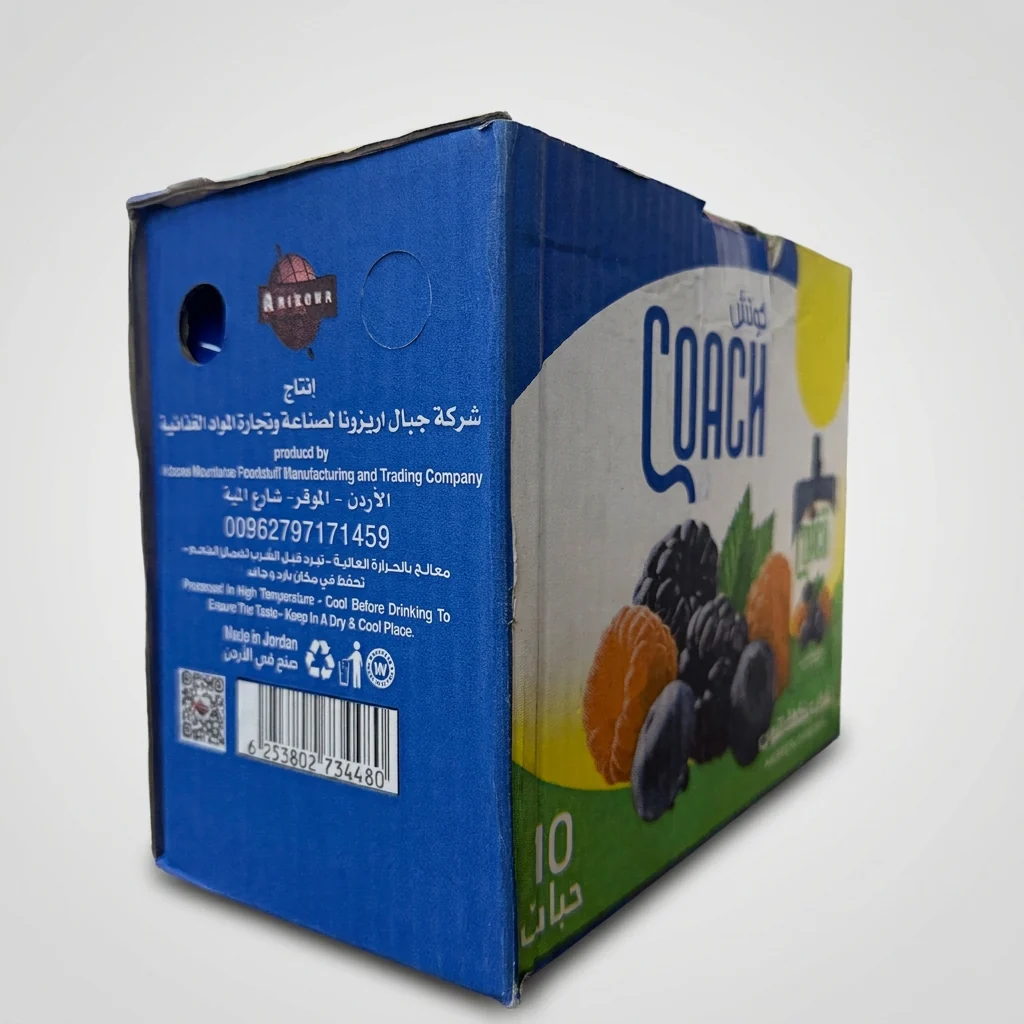 Coach Mixberry Flavored Drink 10 Pack - Mixed Berry Juice Pouches - Image 2