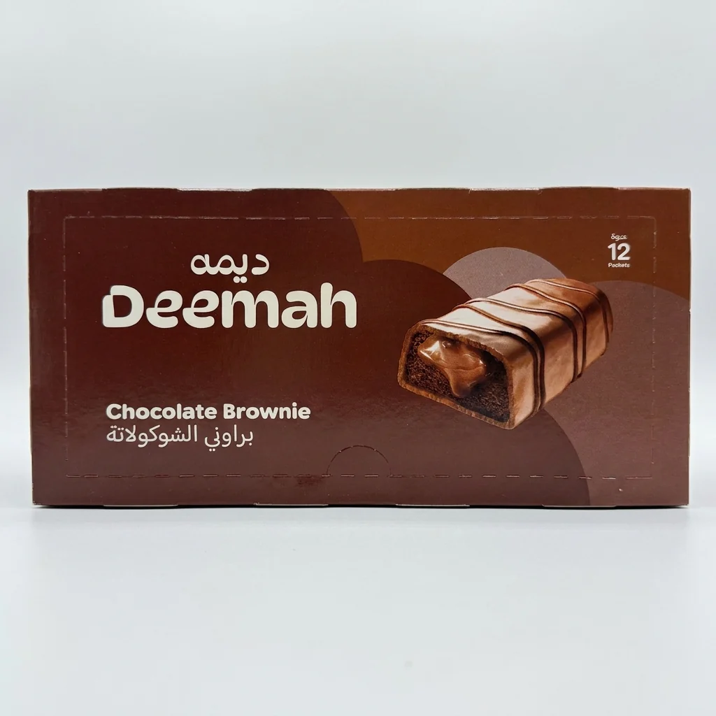 Deemah Chocolate Brownie 12 Pieces - Premium Saudi Brownie Cakes