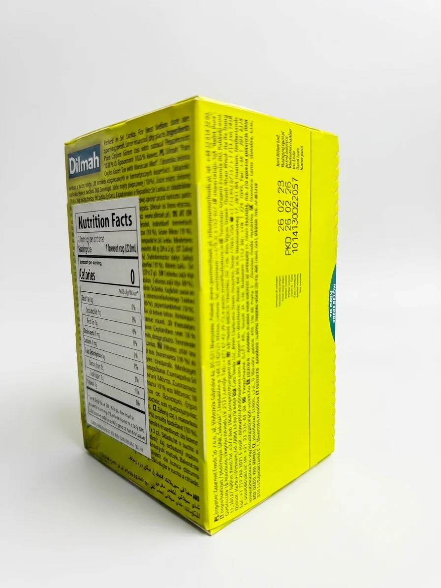 Dilmah Green Tea with Moroccan Mint 40g - 20 Foil-Wrapped Tea Bags - Image 2