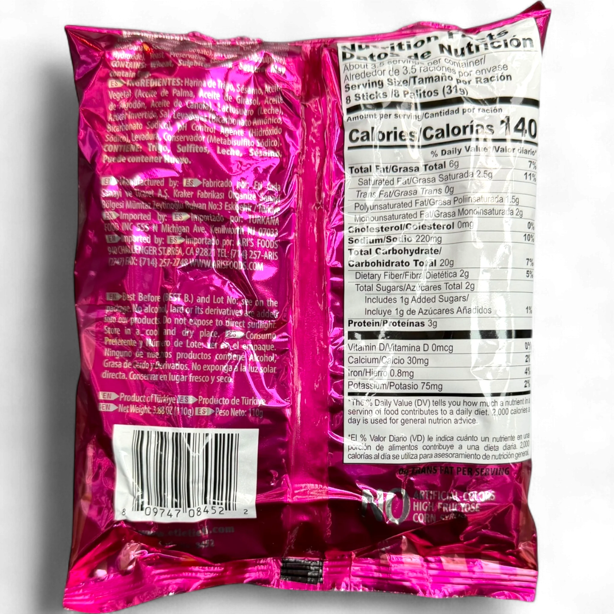 ETI CRAX Sesame Sticks 110g - Image 2