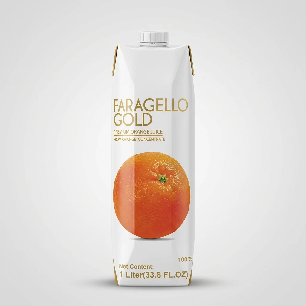 Faragello Gold Premium Orange Juice 1 Liter - From Concentrate