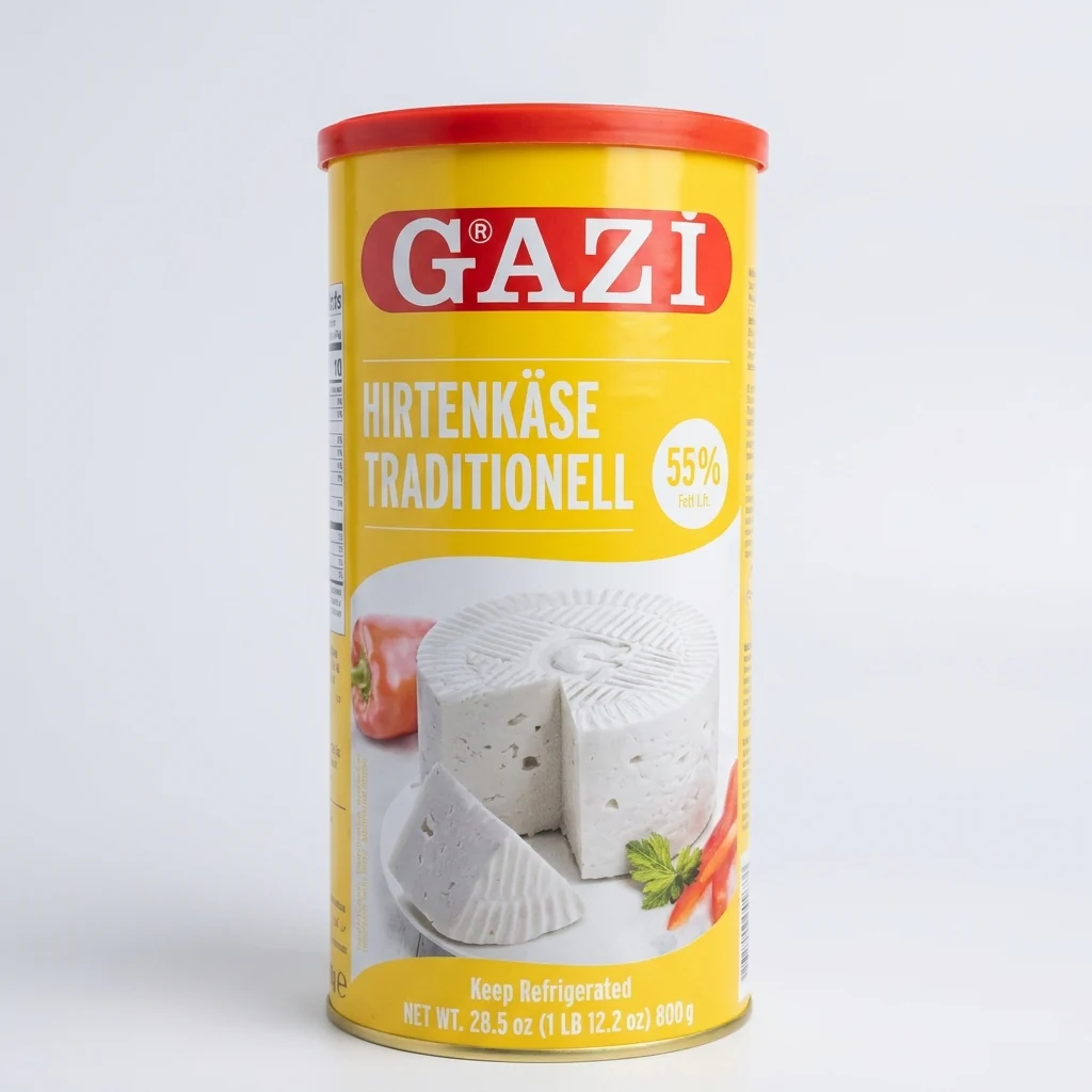 Gazi Hirtenkäse Traditionell 800g - Authentic German Shepherd Cheese 55% Fat