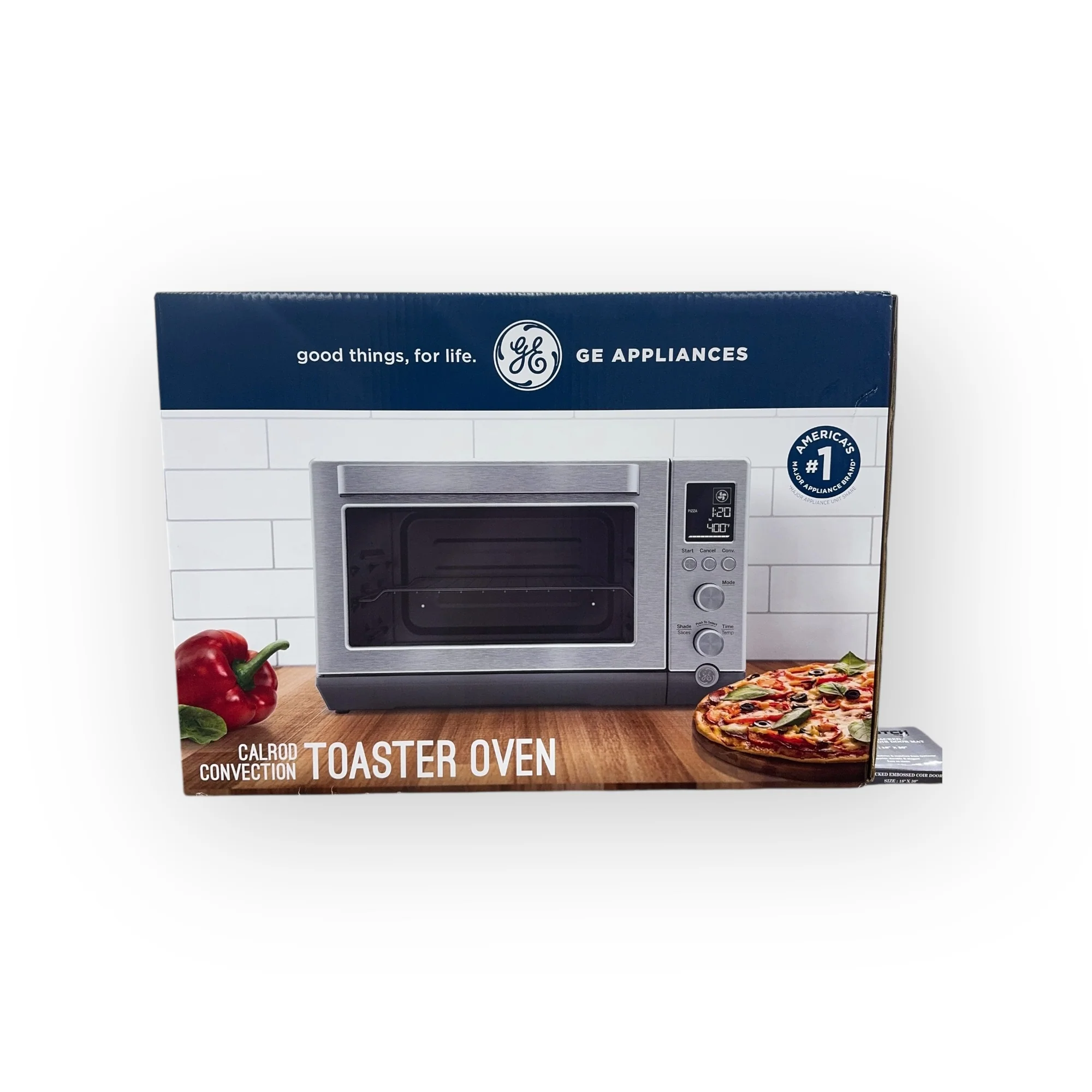 GE Stainless Steel Quartz Convection Toaster Oven – 7 Cooking Modes - Image 3