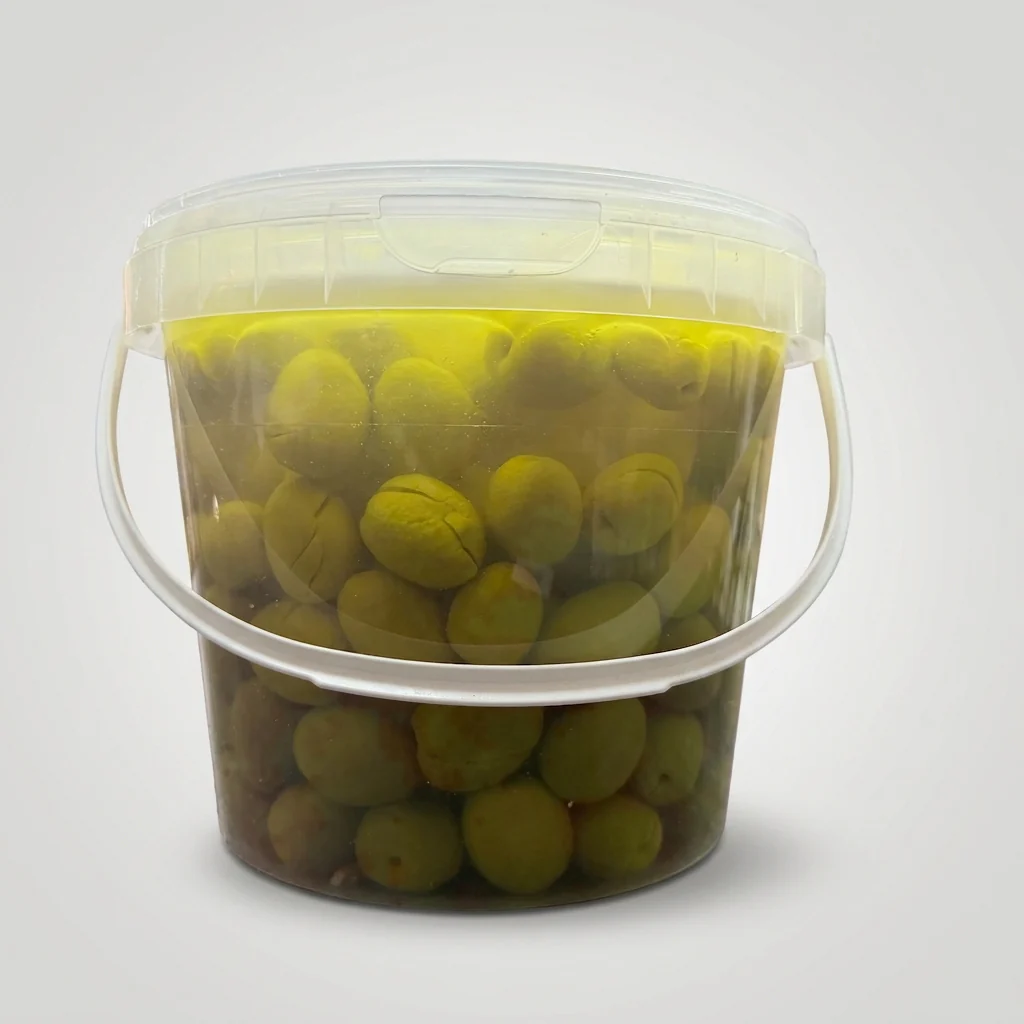 Habash Baladi Green Olives - Authentic Palestinian Premium Whole Olives - Image 2