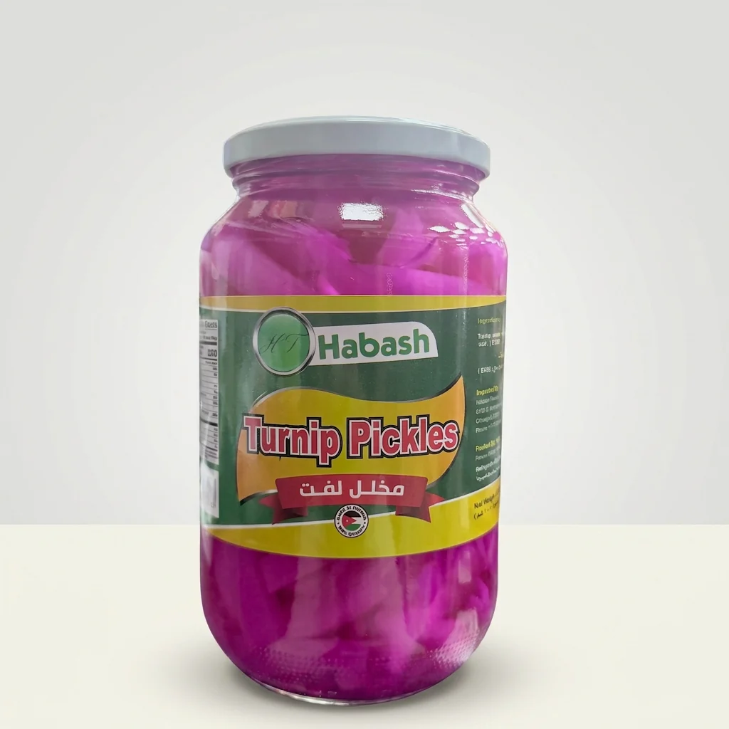 Habash Turnip Pickles 1000g - Premium Middle Eastern Pickled Turnips