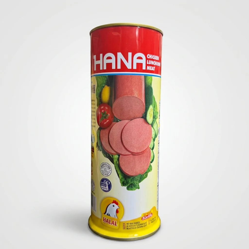 Hana Chicken Luncheon Meat 2 oz - Halal Canned Meat