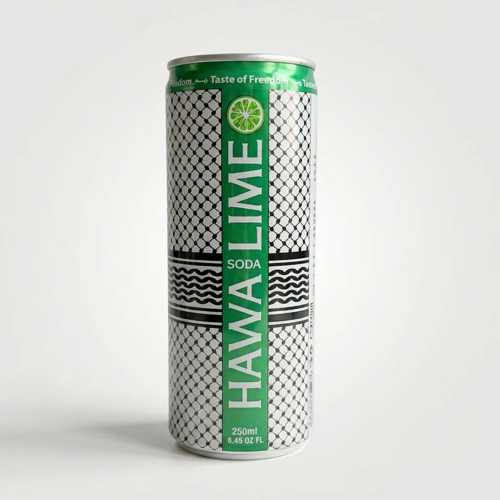 Hawa Lime Soda 250ml - Palestinian Carbonated Lemon Drink