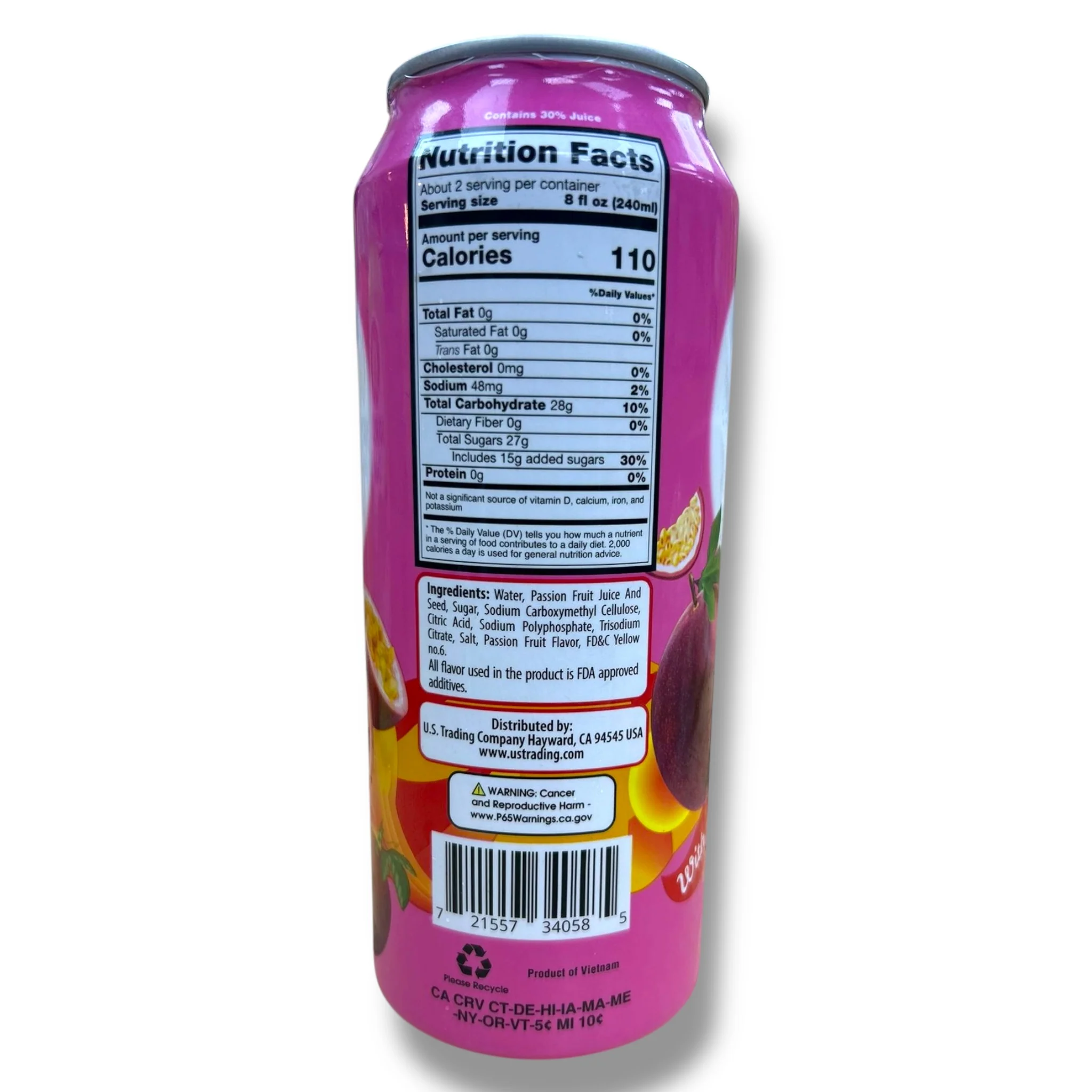 honey bee – Passion Fruit Drink with Pulp - Image 2