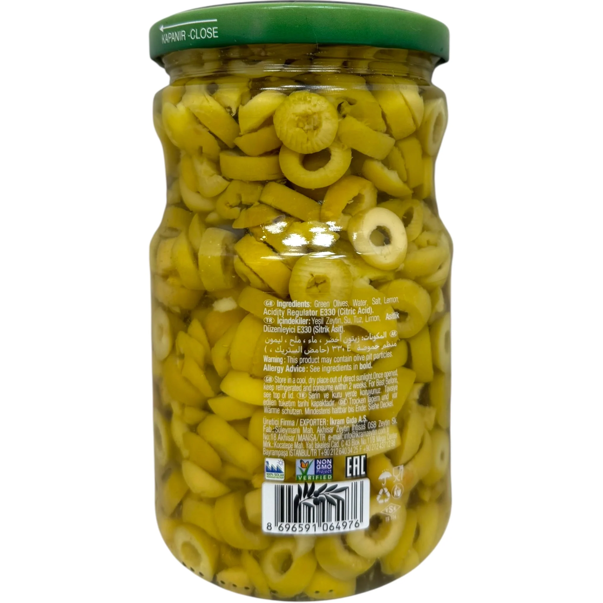 Premium Sliced Green Olives - Image 2