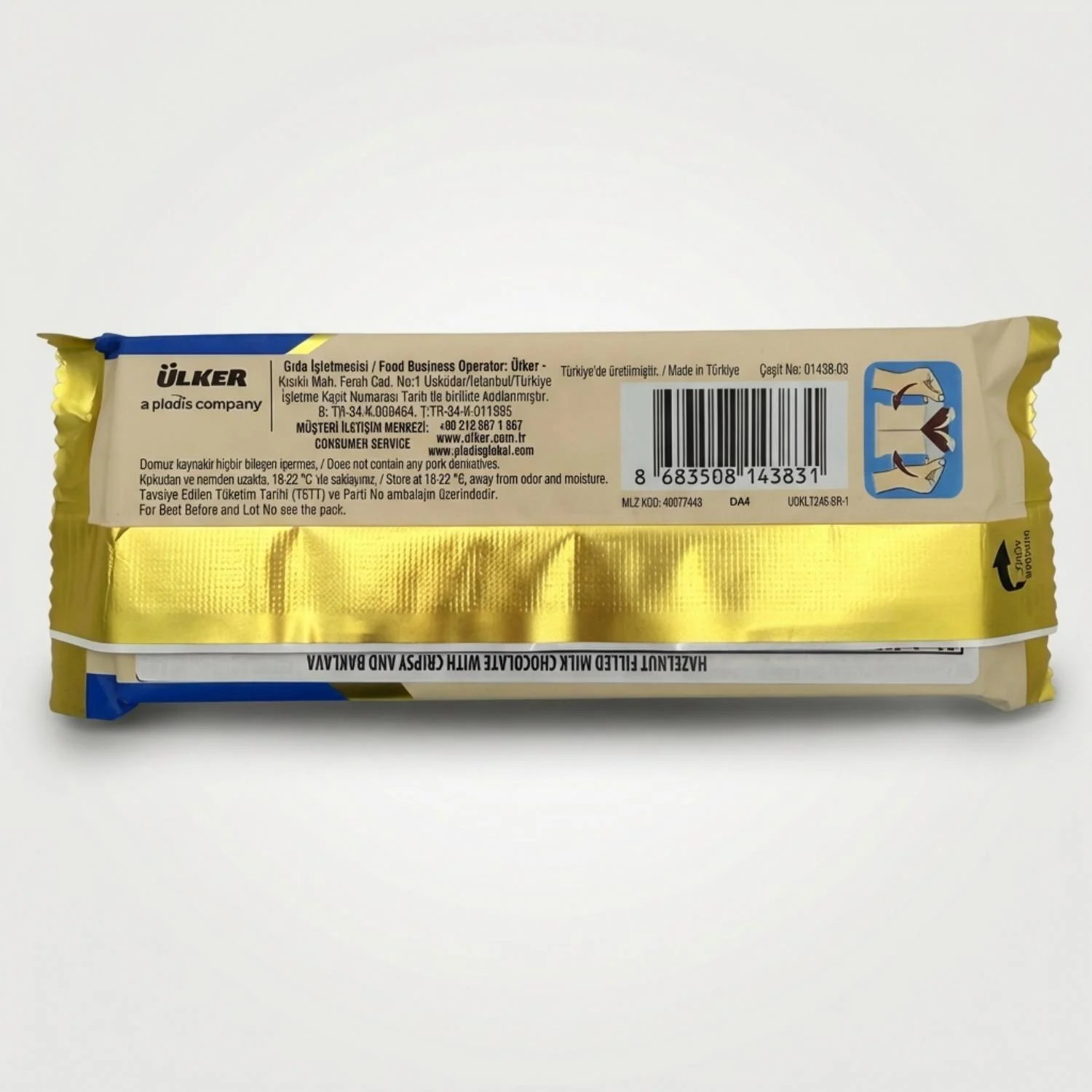 Istanbul Sütlü Çikolata (93g) - Image 2