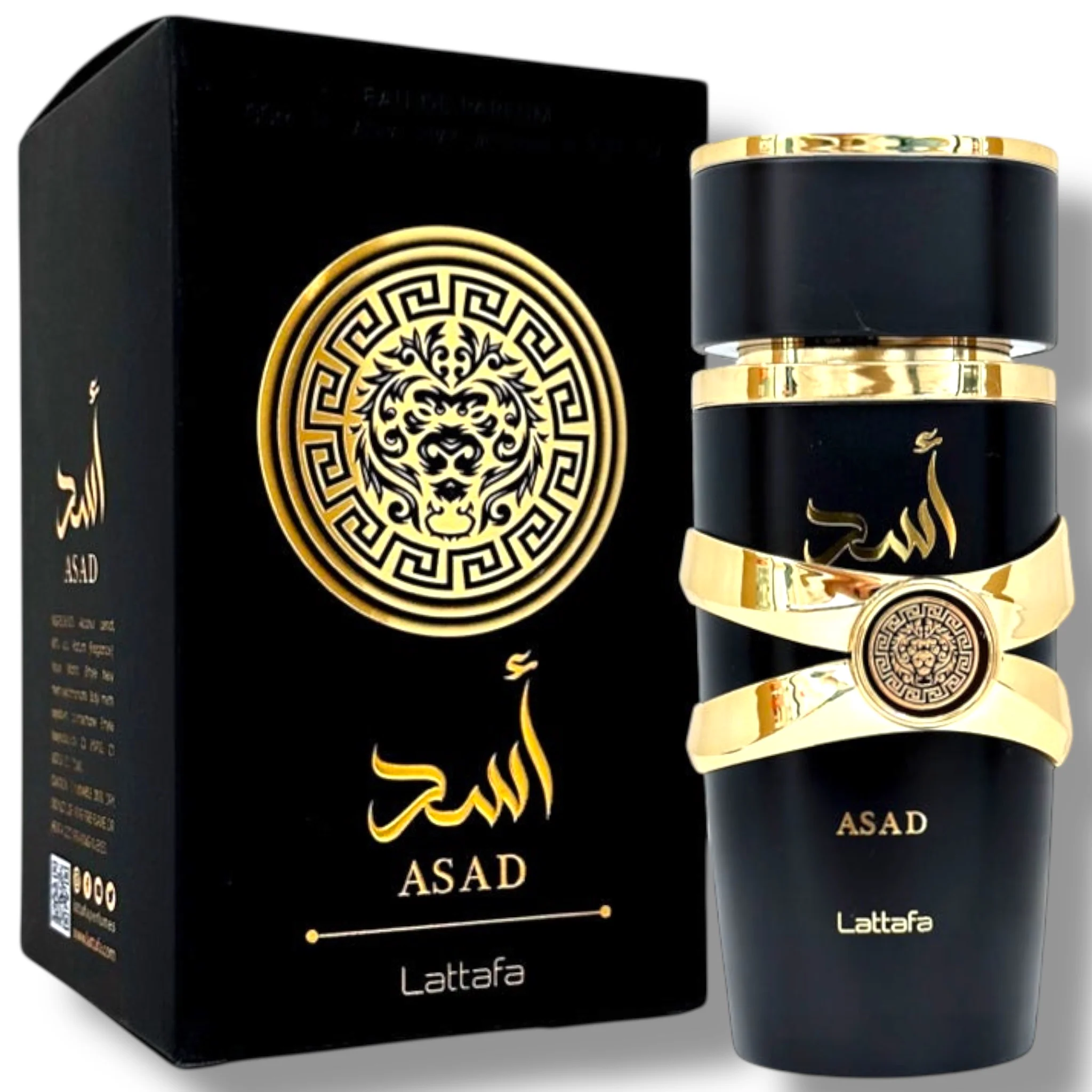 Lattafa Asad Black Perfume – Unisex Fragrance with Exotic Notes