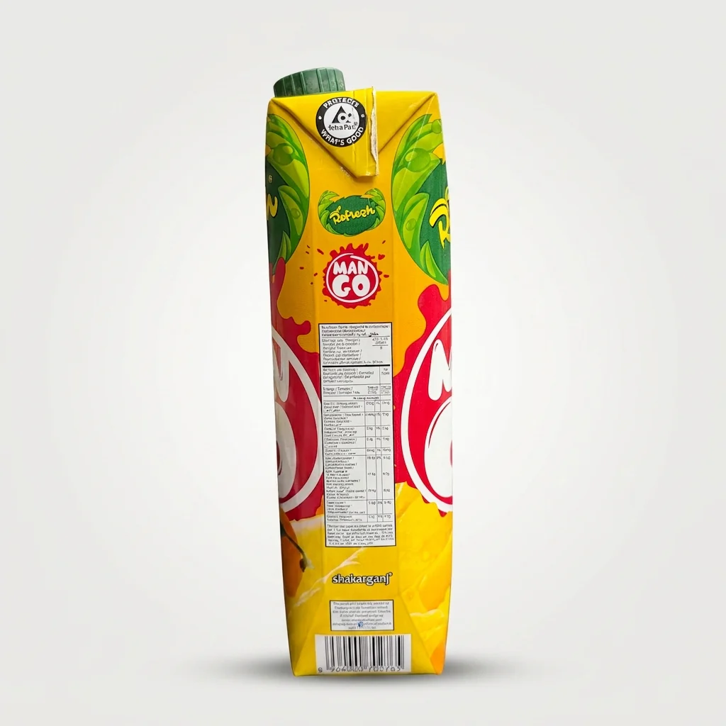 Man Go Refresh Mango Fruit Drink 1 Litre - Tropical Beverage - Image 2