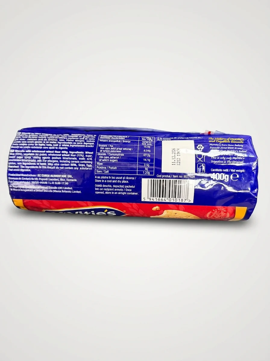 McVitie's Digestives Original 400g - Classic British Wheat Biscuits - Image 2