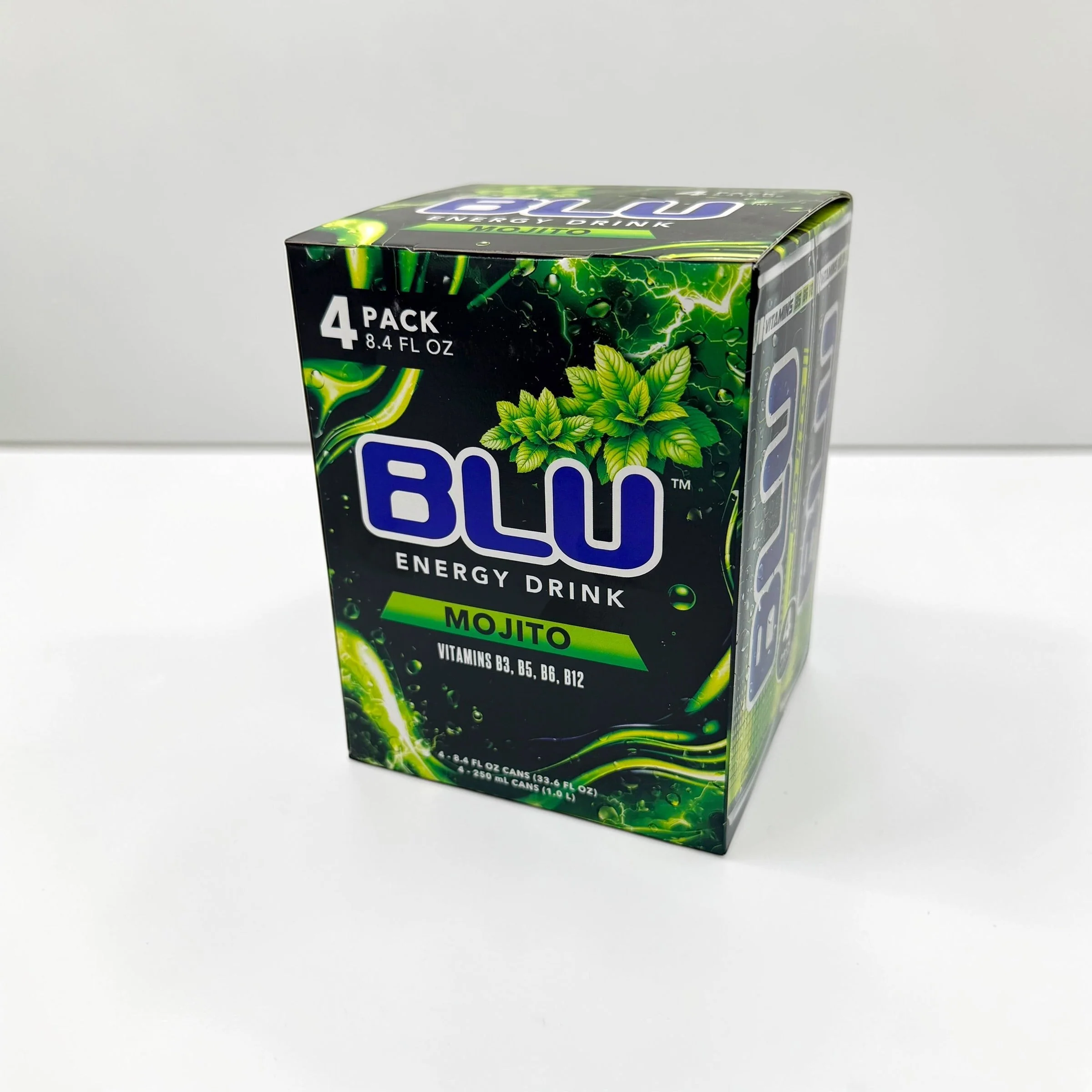 BLU Mojito Energy Drink 250ml Can - Image 3
