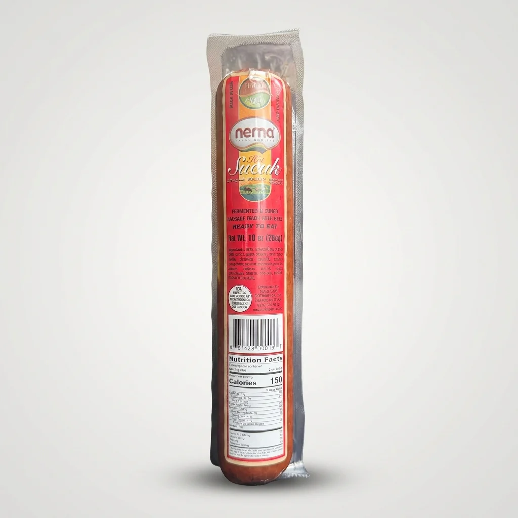 Nema Pro Snack Fermented Sausage 10 oz - Ready to Eat Beef Salami