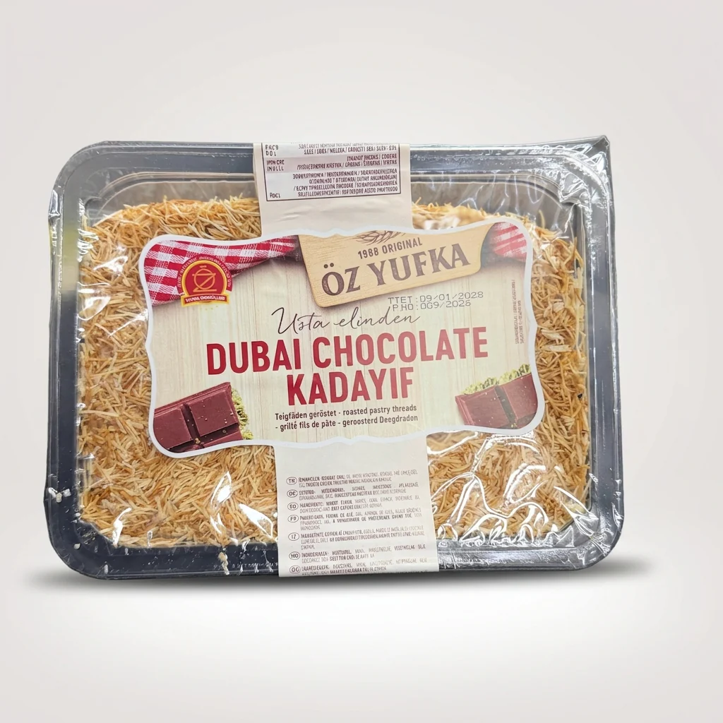 Öz Yufka Dubai Chocolate Kadayif 7.05 oz - Roasted Pastry Threads