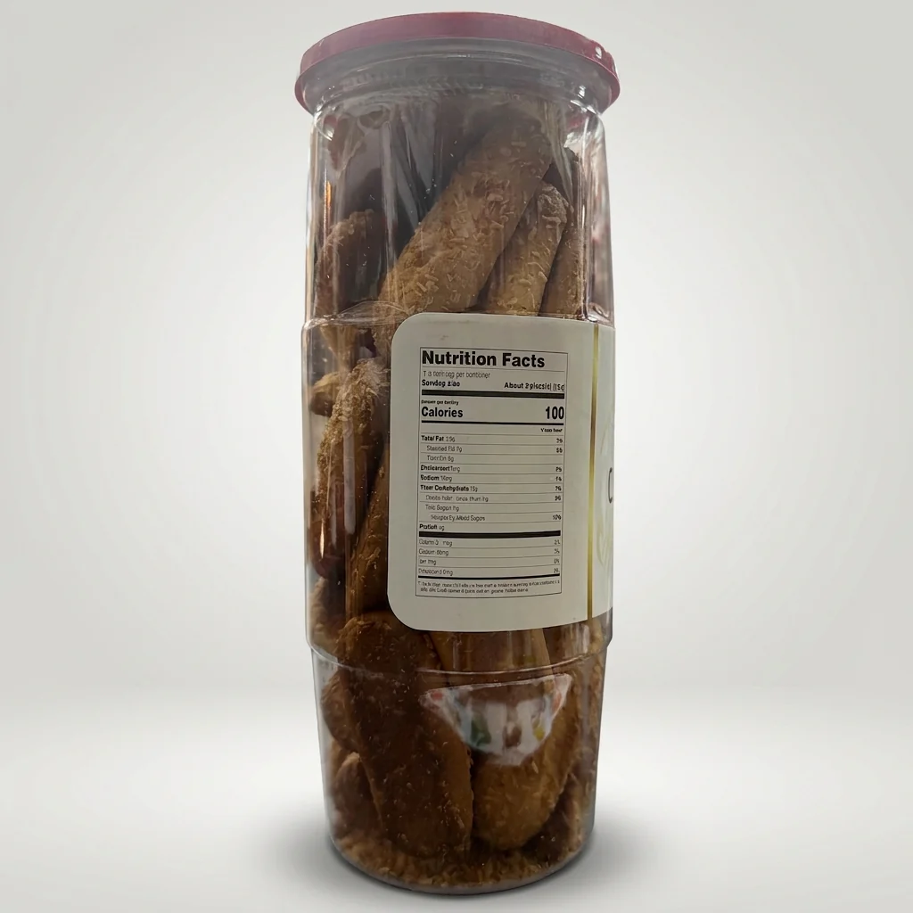 Paradise Finger Crackers Coconut 12.3 oz - Crispy Golden Biscuits - Image 2
