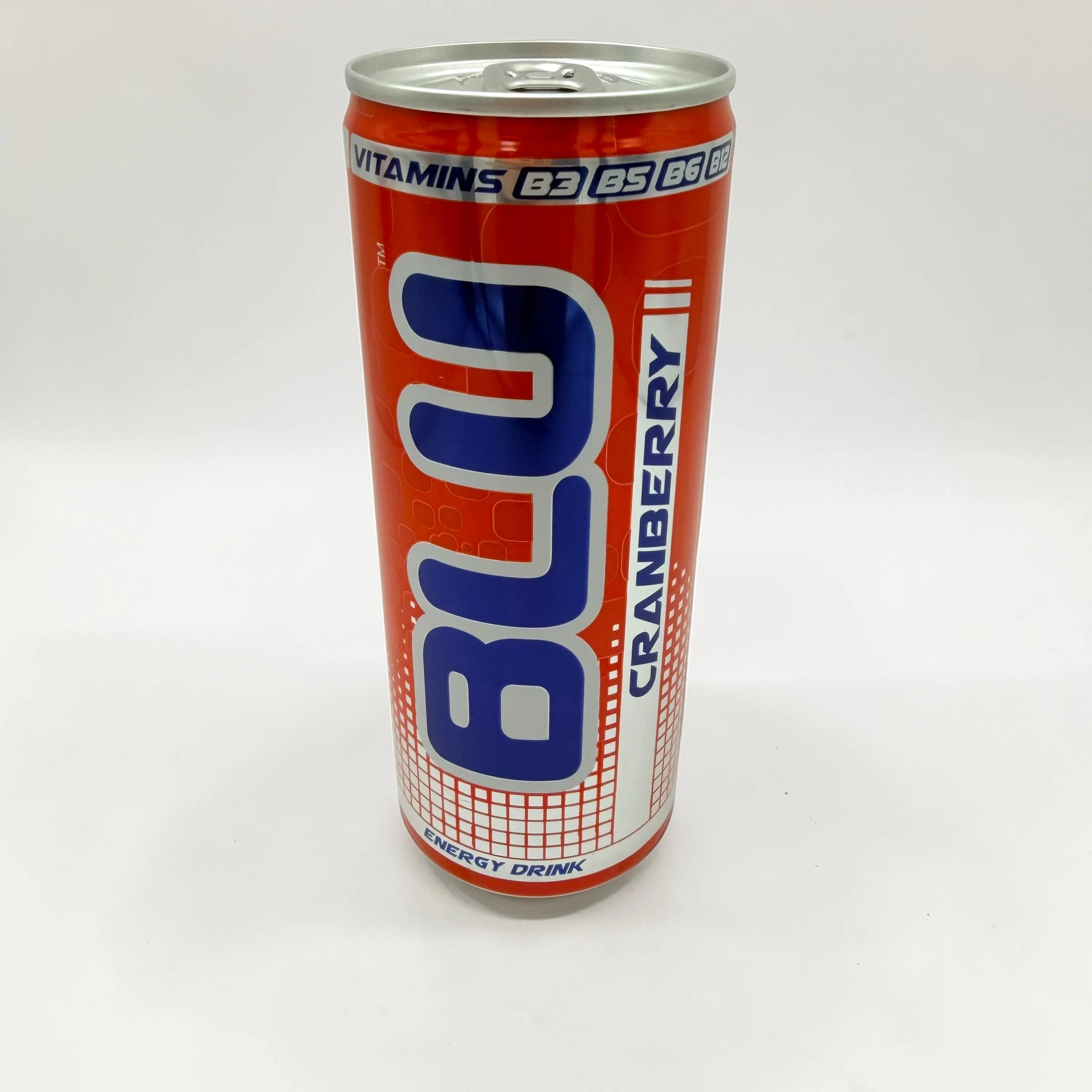BLU DAY Cranberry Energy Drink 250ml Can - Image 5