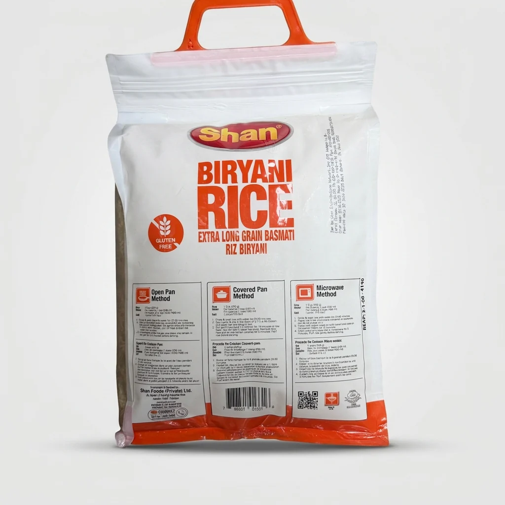 Shan Biryani Rice 4.5 kg (10 lbs) - Extra Long Grain Basmati - Image 2