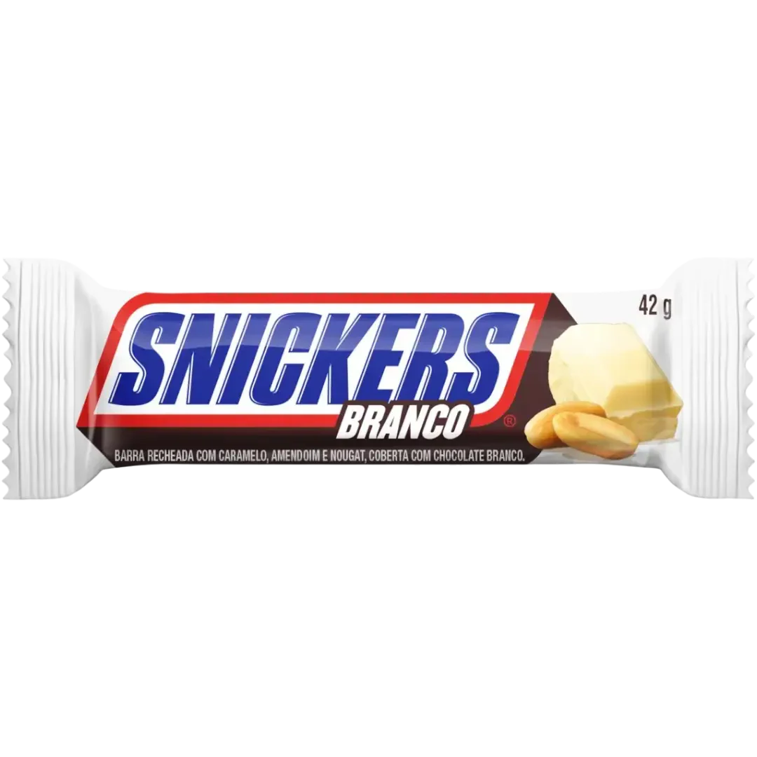 Snickers Branco – white chocolate Brazil