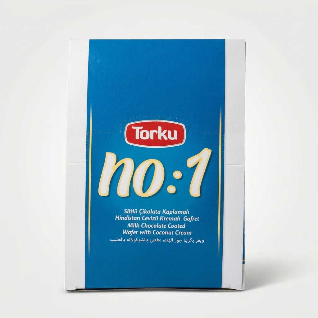Torku No:1 Milk Chocolate Coconut Wafer 216g - Turkish Gofret