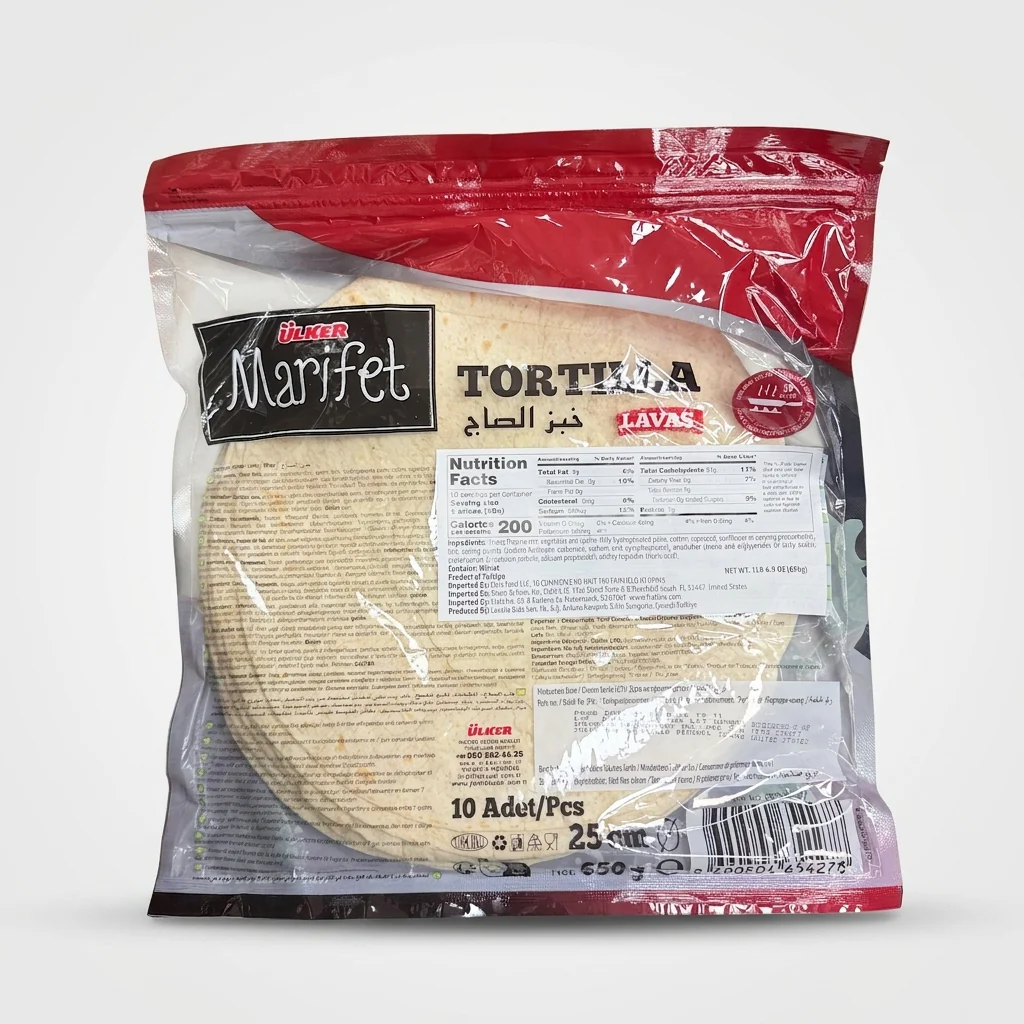 Ülker Marifet Tortilla Lavas 25ml (140g) - 10 Pieces - Image 2