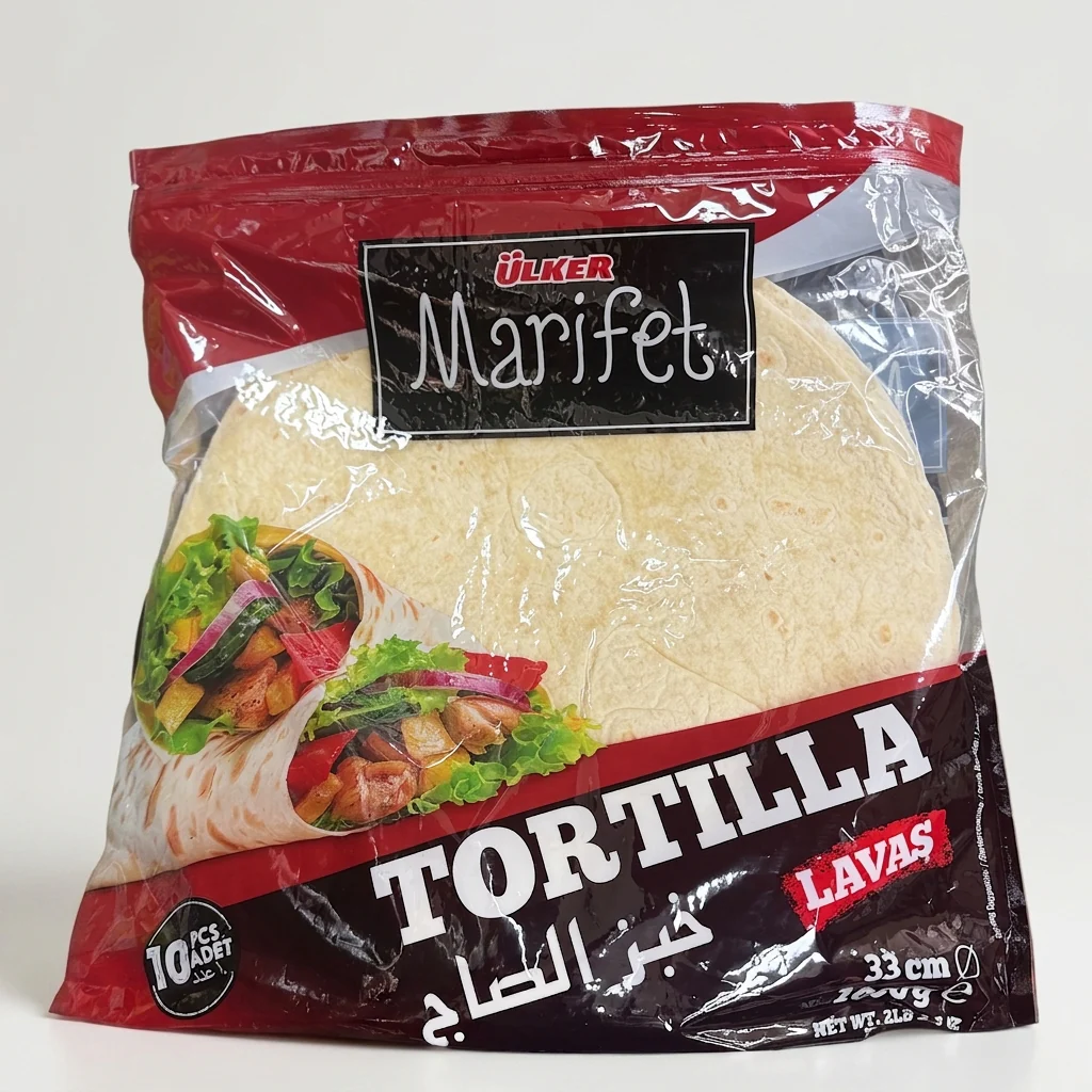 Ülker Marifet Tortilla Lavash 33cm 10pcs - Premium Turkish Wraps
