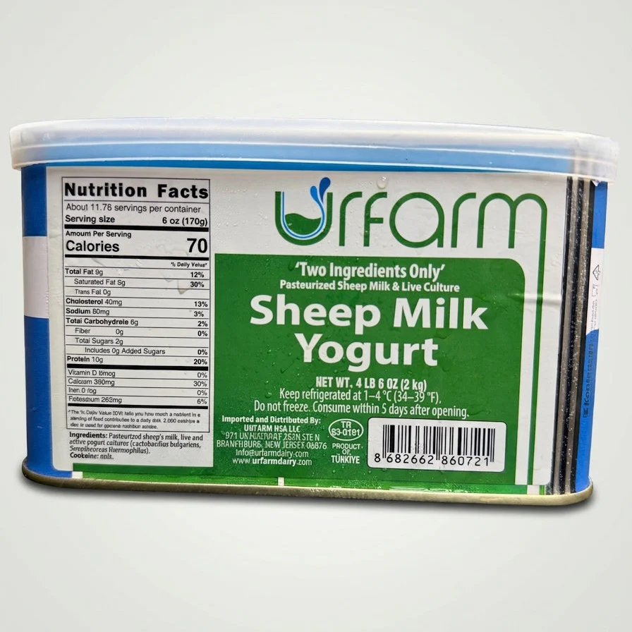 Urfam Sheep Milk Yogurt 4 lb 6 oz - All Natural Turkish Yogurt - Image 2