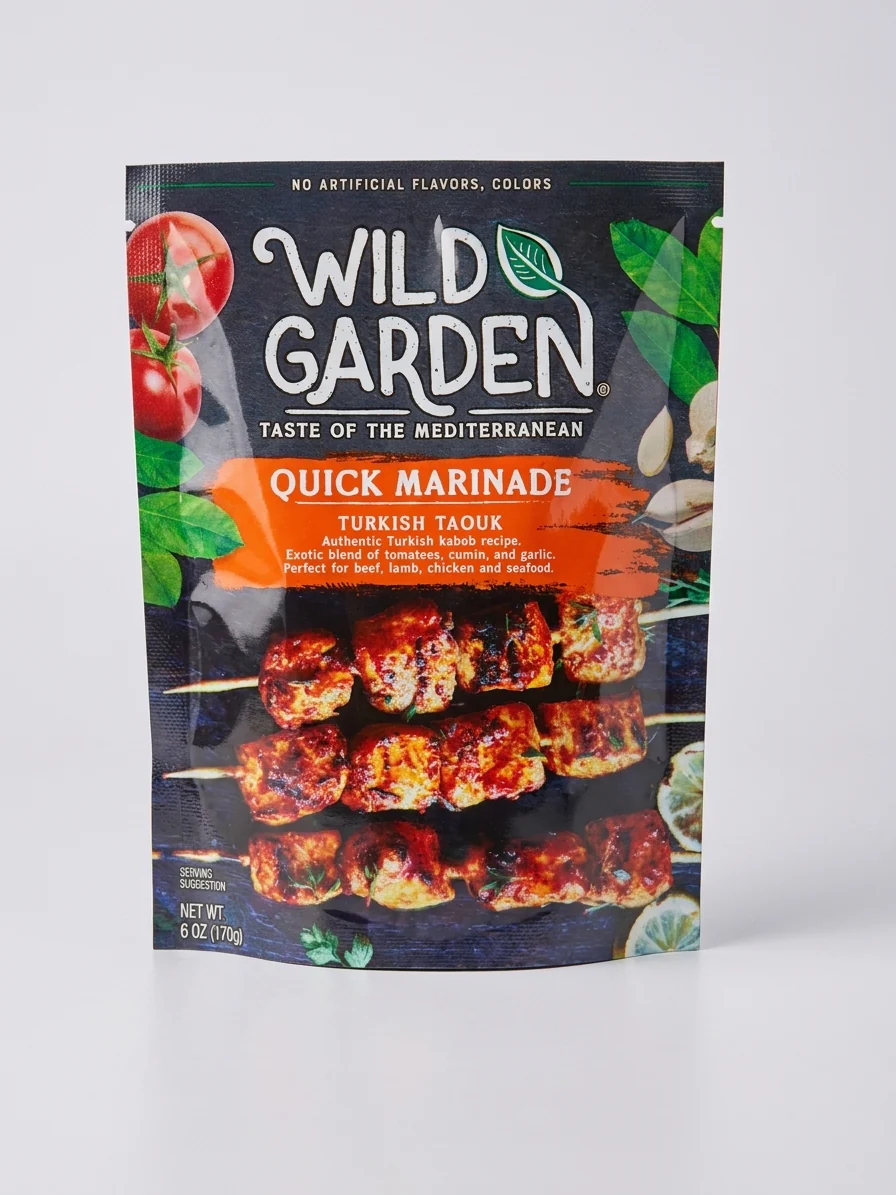 Wild Garden Turkish Taouk Quick Marinade 6oz - Authentic Mediterranean