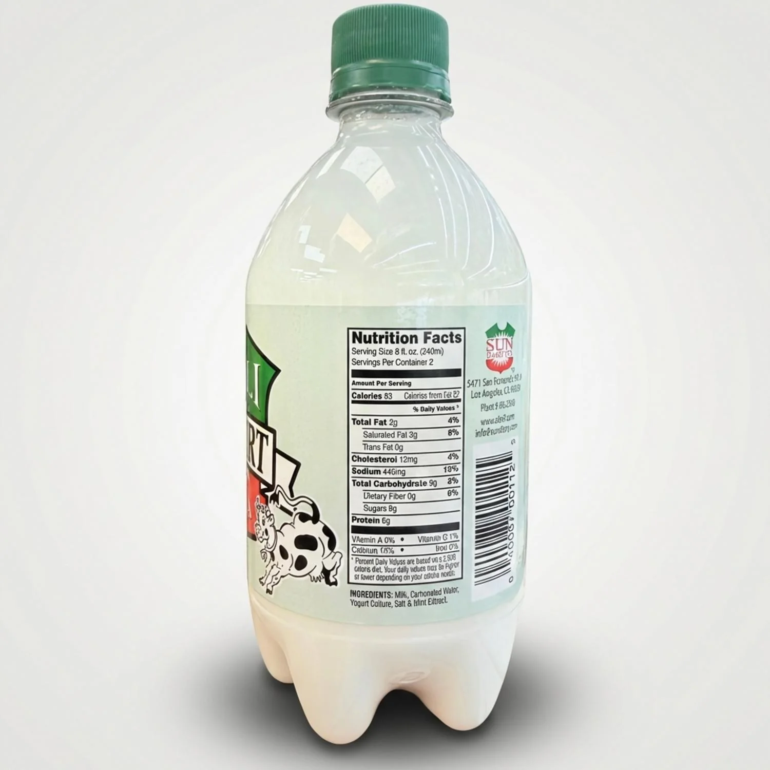 Yogurt Soda Mint Flavor (16oz) - Image 2