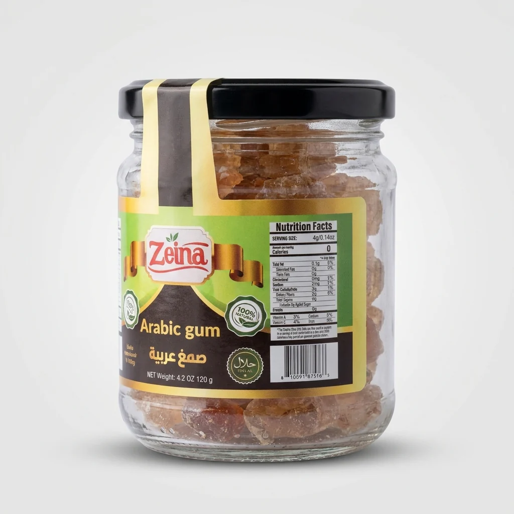 Zeina Arabic Gum 4.2 oz - 100% Natural Gum Arabic - Image 2